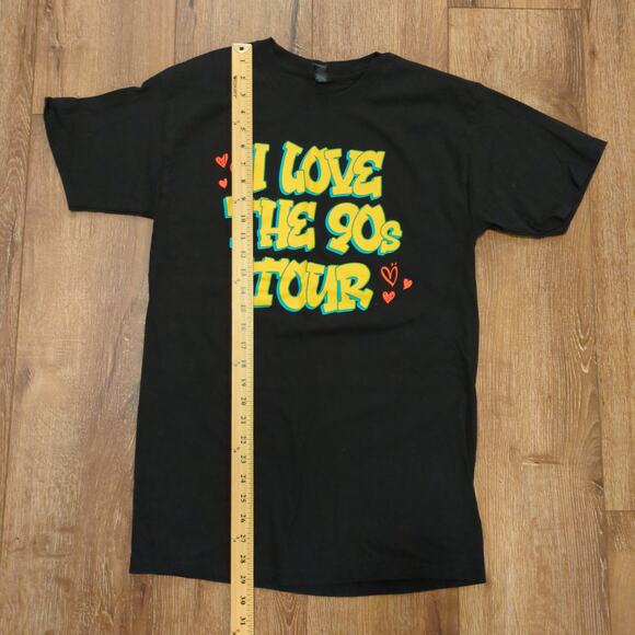 I Love the 90s Tour Adult Small Tall Shirt Madonna Brittney Spears Mariah Spice - Picture 4 of 9